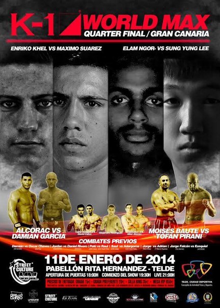 Турнир K-1 World MAX Quarter Final в Gran Canaria