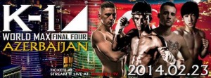 Состав пар K-1 World MAX Final Four in Azerbaijan