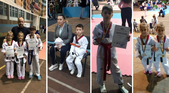 Чемпионат Украины по тхэквондо среди спортивных школ и клубов: спортсмены Одесской КДЮСШ №17 завоевали 11 медалей